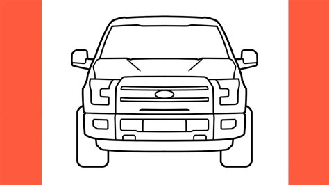 How To Draw A Ford F150 Step By Step Drawing Ford Pickup 2016 Car