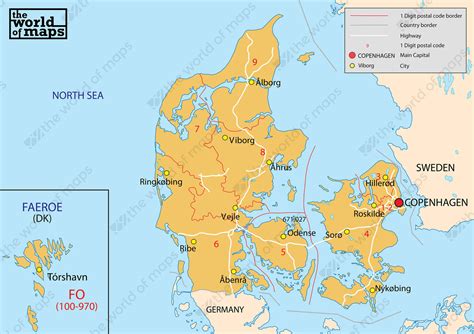 Maphill is more than just a map gallery. Map Denmark - Share Map