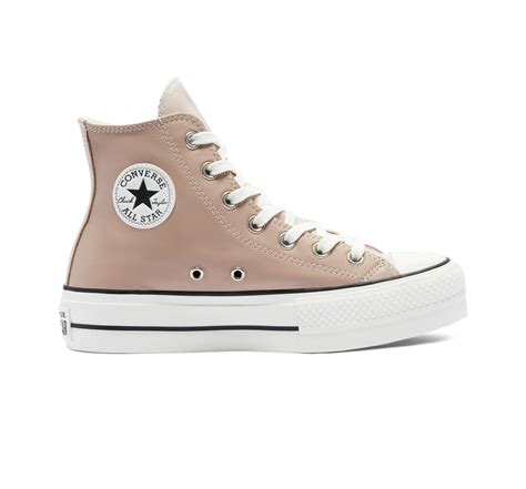Converse Neutral Tones Platform Chuck Taylor All Star In Brown Lyst