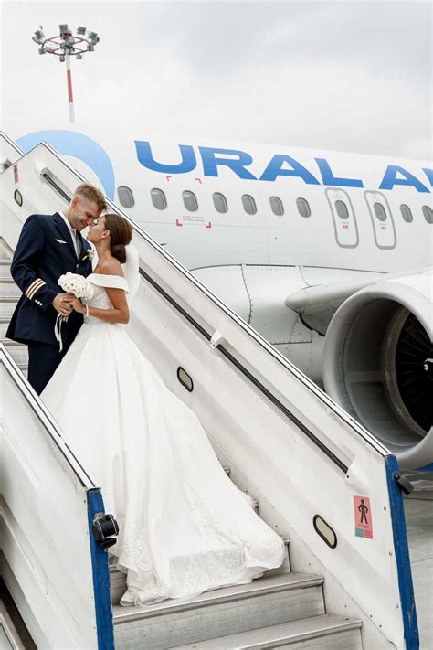 she s a flight attendant he s a pilot of ural airlines here is their love story airlive