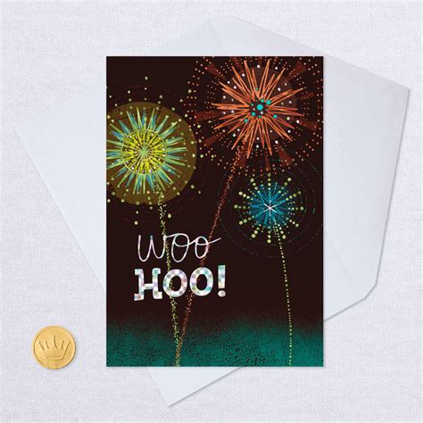 Fireworks Woo Hoo Congratulations Card Greeting Cards Hallmark