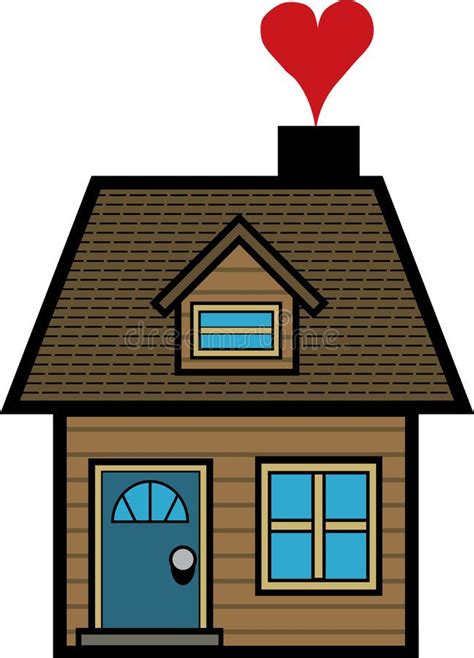 Simple Cartoon House Stock Illustration Illustration Of Residence