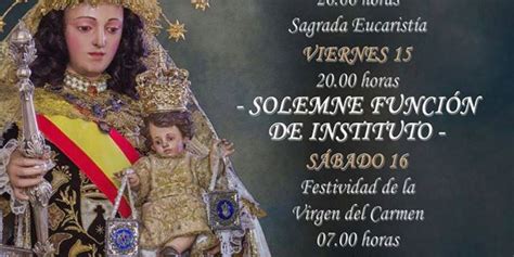 El 16 de julio se celebra cada año la virgen del carmen en muchas localidades de españa. Celebraciones del Día de la Virgen del Carmen - Chiclana