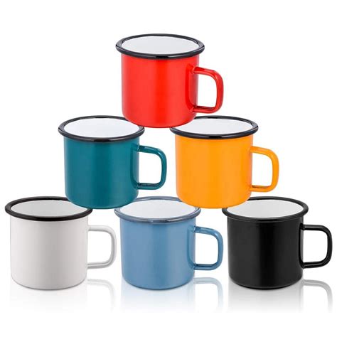 Enamel Mug Coffee Mugs Cups For Camping Travel Buy Enamel Mugmetal