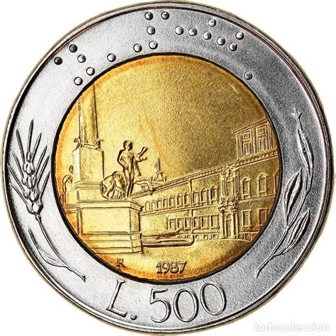 778005 Moneda Italia 500 Lire 1987 Rome Comprar Monedas