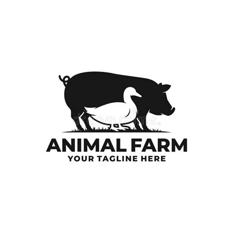 Farm Animal Logo Design Stock Illustration Illustration Of Icon