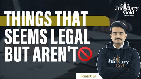 5 Things That Seems Legal But Are Illegal Legal And Illegal Things