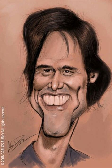 Jim Carrey Caricature Cartoon Faces Funny Faces Cartoon Drawings