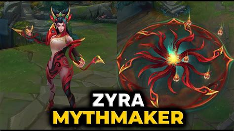 Mythmaker Zyra Skin Preview League Of Legends Youtube