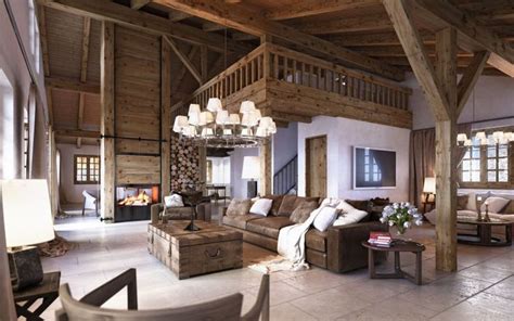 Rustic And Contemporary Interior Design By Trulinea Architects And Studio