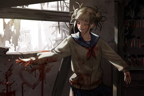 Wallpaper Boku No Hero Academia Himiko Toga Yandere