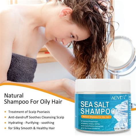 200g Sea Salt Shampoo Anti Hair Loss Prevent Itchy Scalp Anti Dandrufof