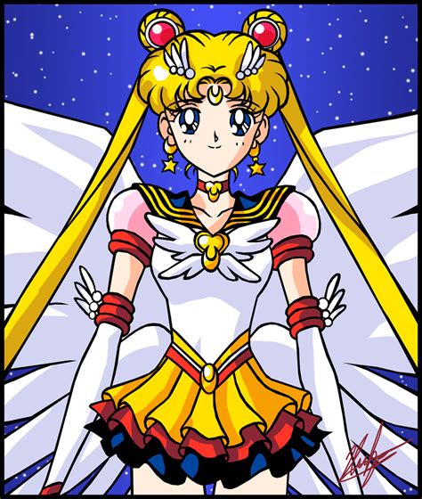 Speed Drawing Eternal Sailor Moon By Neoyurin On Deviantart