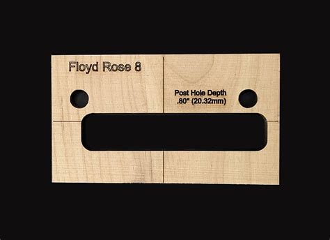 Floyd Rose 2 Pc Non Recessed Routing Templates For 8 Reverb Ireland