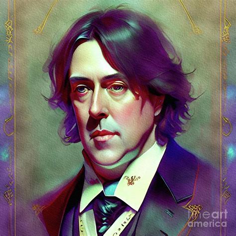 Oscar Wilde Literary Legend Painting By John Springfield Fine Art