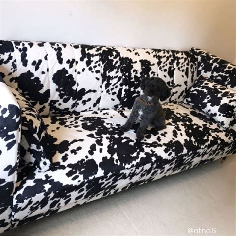 Cow Print 3 Seater Sofa Bed With Cushions Sleeps 2 Mabel Furniture123