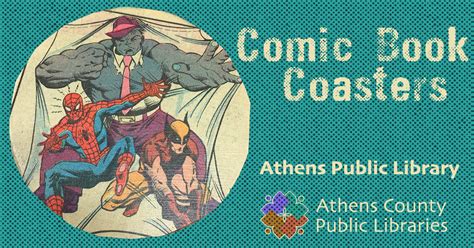 Comic Book Coasters Woub Public Media
