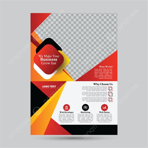 Rojo Business Flyer Template Descarga Gratuita De Plantilla En Pngtree