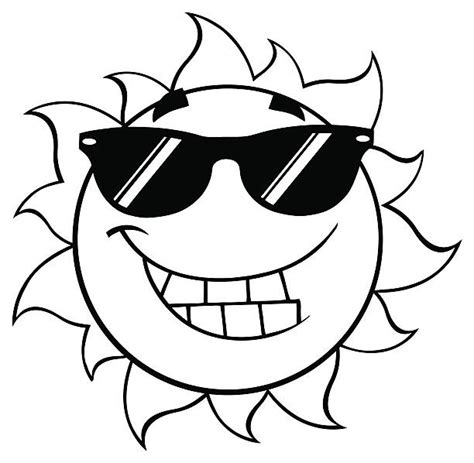 Sun Clipart Black And White Illustrations Royalty Free Vector Graphics