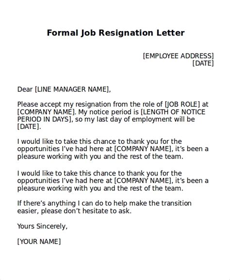 Please accept this letter as resignation of my position as recruiter, effective february 20, 2001. FREE 6+ Formal Resignation Letter Samples in MS Word | PDF