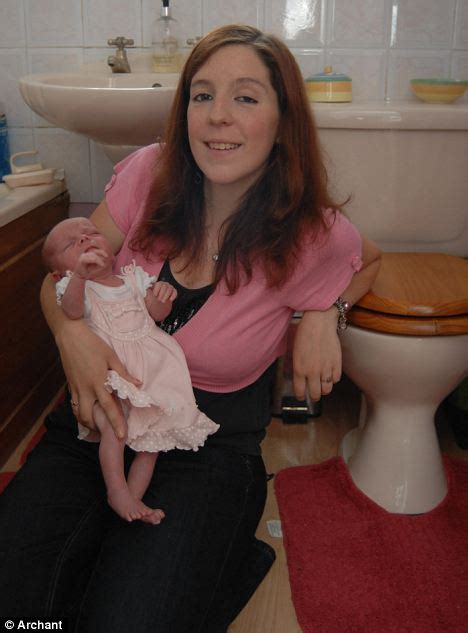 pure adam barmaid 22 who didn t know she was pregnant gives birth on the toilet she thought