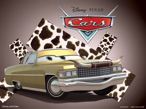 Tex The Race Sponsor From Pixars Movie Cars Desktop Wallpaper