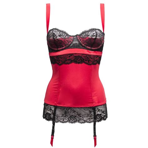 Lovehoney Plus Size Adore Me Underwired Basque Set Basques And