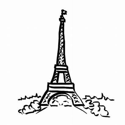 Eiffel Tower Drawing Draw Paris Tour Step