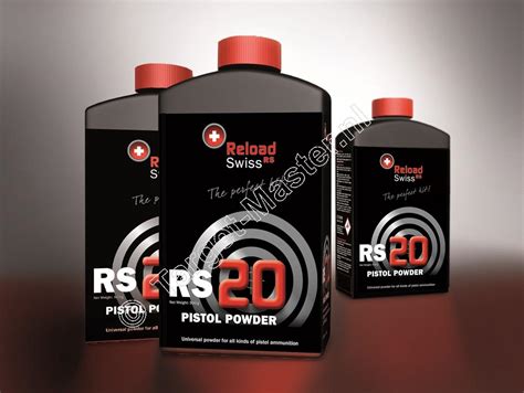 Reload Swiss Rs20 Reloading Powder Content 500 Gram
