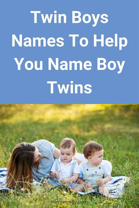 Twin Boys Names To Help You Name Boy Twins Artofit