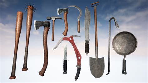 Survival Melee Weapons by Janus Buch in Weapons - UE4 Marketplace