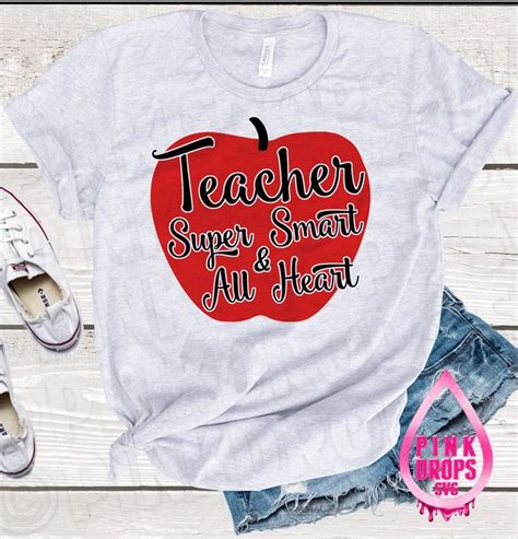 Teacher Svg Teacher Appreciation T For Teacher Diy Teacher Shirts