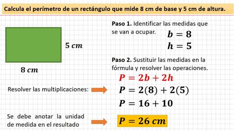 Per Metro Y Rea Del Rect Ngulo Aula Mate