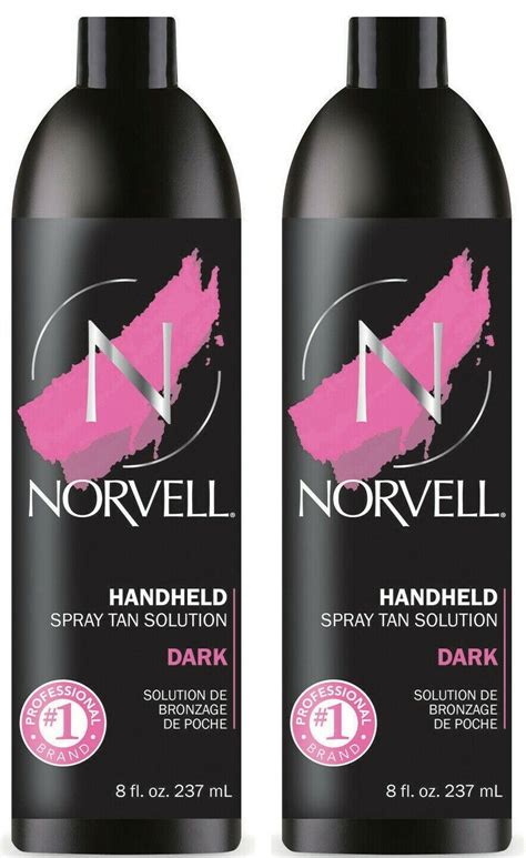 2 Norvell Dark Premium Sunless Spray Tan Solution 8 Oz Each Ebay