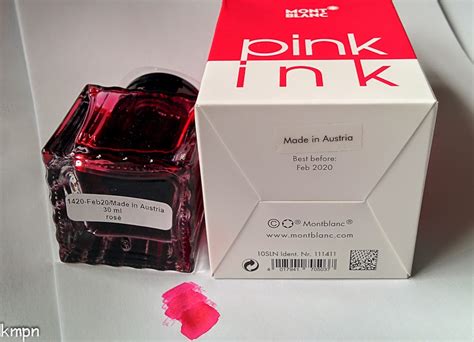 Montblanc Pink Ink 2015