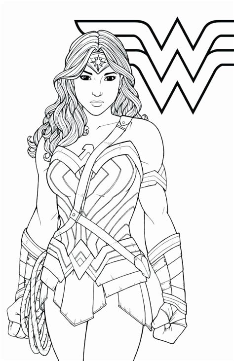 Wonder Woman Coloring Pages For Adults In Cartoon Coloring Pages My