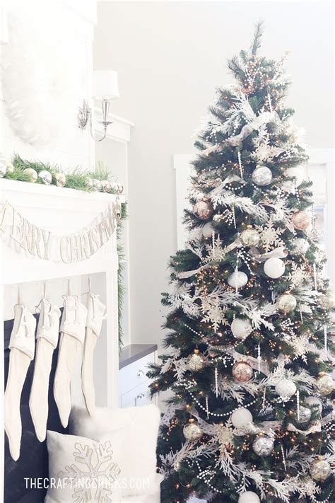 Diy White And Gold Michaels Makers Dream Tree Christmas Decor Home
