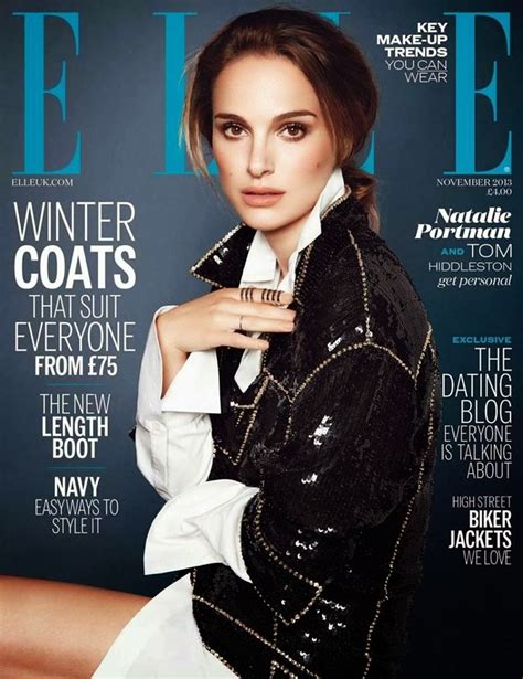 Natalie Portman Elle Uk Magazine November 2013 Magazine Photoshoot