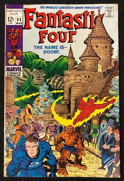 Fantastic Four 1961 84 Fn 65 Doctor Doom Jack Kirby Cover And Art