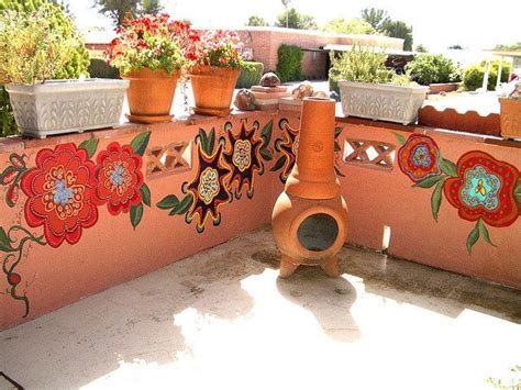 Mexican Garden Wall For My Brick Wall Myhomelookbook Mexican Style