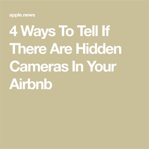 Reach out to the arranging company, like airbnb, and see what your refund or rebooking options are. 4 Ways To Tell If There Are Hidden Cameras In Your Airbnb ...
