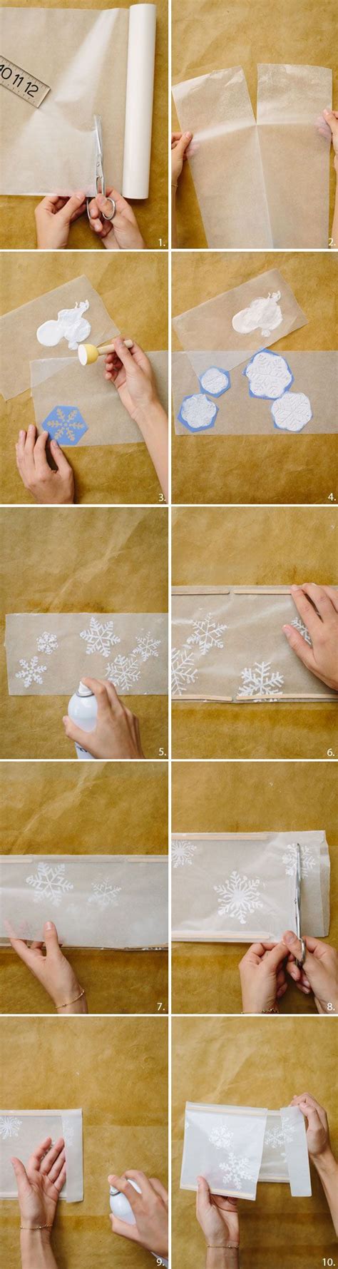 Diy Wax Paper Snowflake Lanterns Diy Wax Paper