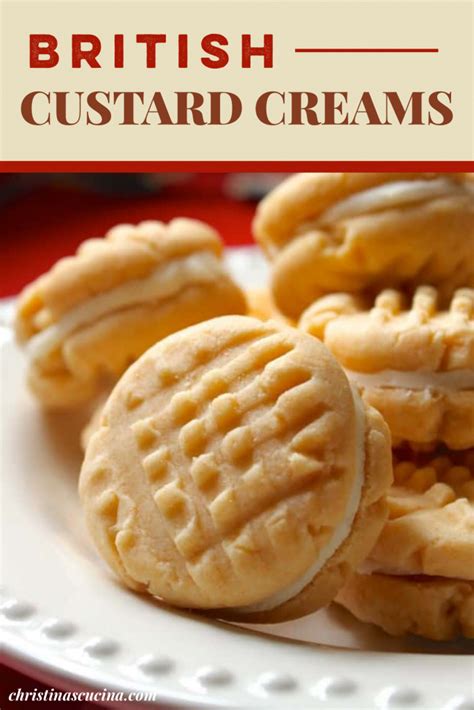 How To Woo A Brit Bake Them Homemade Custard Creams Christinas Cucina
