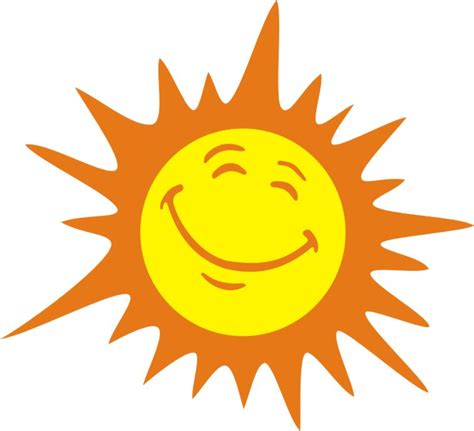 Sun With A Smiley Face ClipArt Best