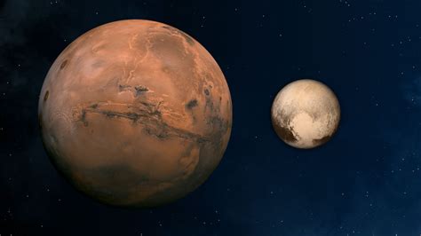 Mars And Pluto Compared Nasa Mars Exploration