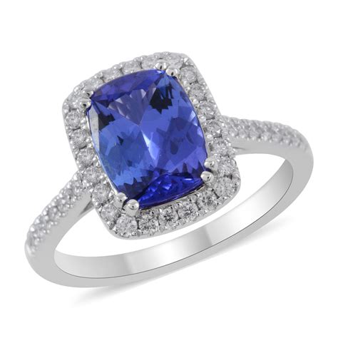 Shop Lc Unique Elegant Iliana Aaa Premium Blue Tanzanite Diamond
