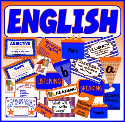 English Display Resources Classroom Display Key Stage 1 4 By