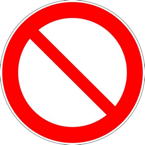 Goods moving under fcr, fct and cad shipping prohibited articles on a contractual basis with ups. Prohibido No Está Permitido Signo - Gráficos vectoriales ...