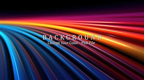 Premium Psd Abstract Multicolor Spectrum Background Generative Ai
