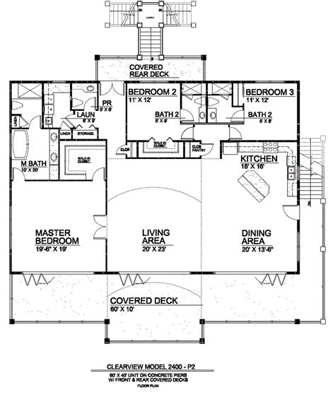 Clearview 2400 P 2 House Plans